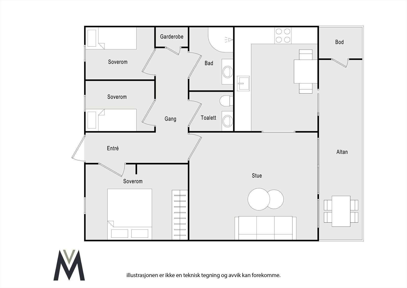 Planløsning Galleribilde