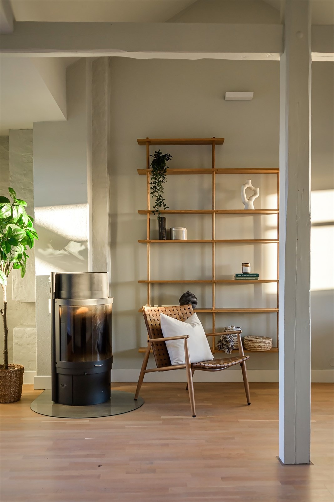 Peisen gir både varme og hygge gjennom vintermånedene. Galleribilde