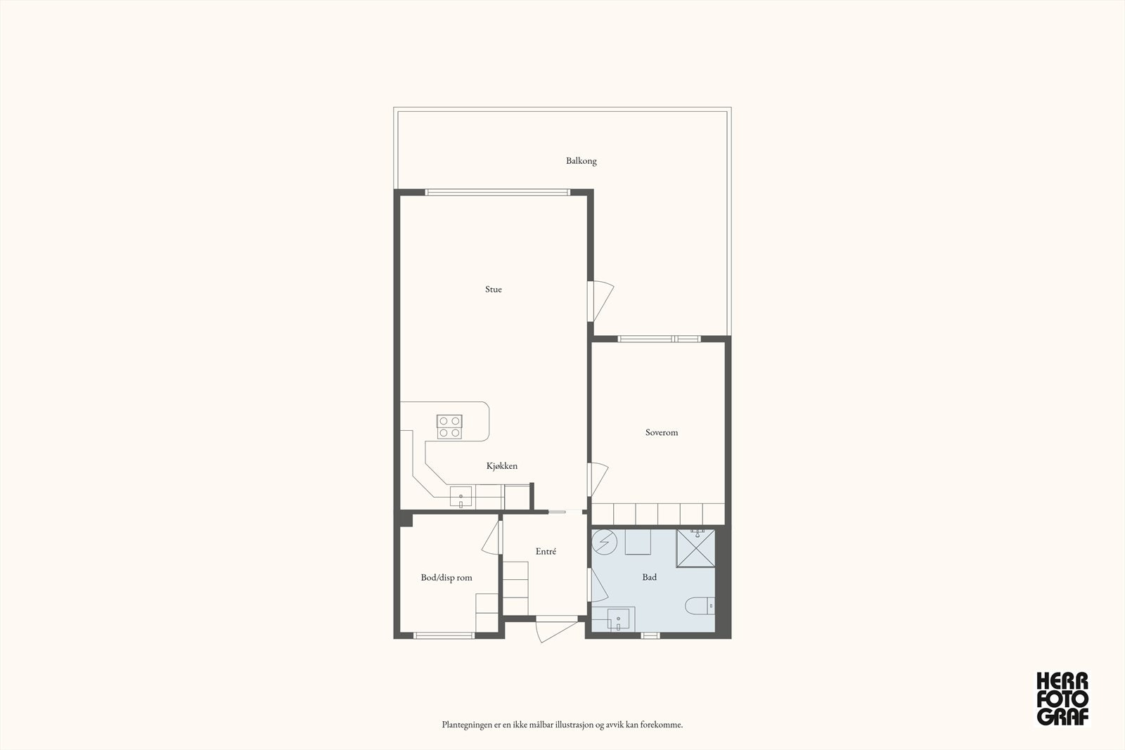 Plantegning Galleribilde