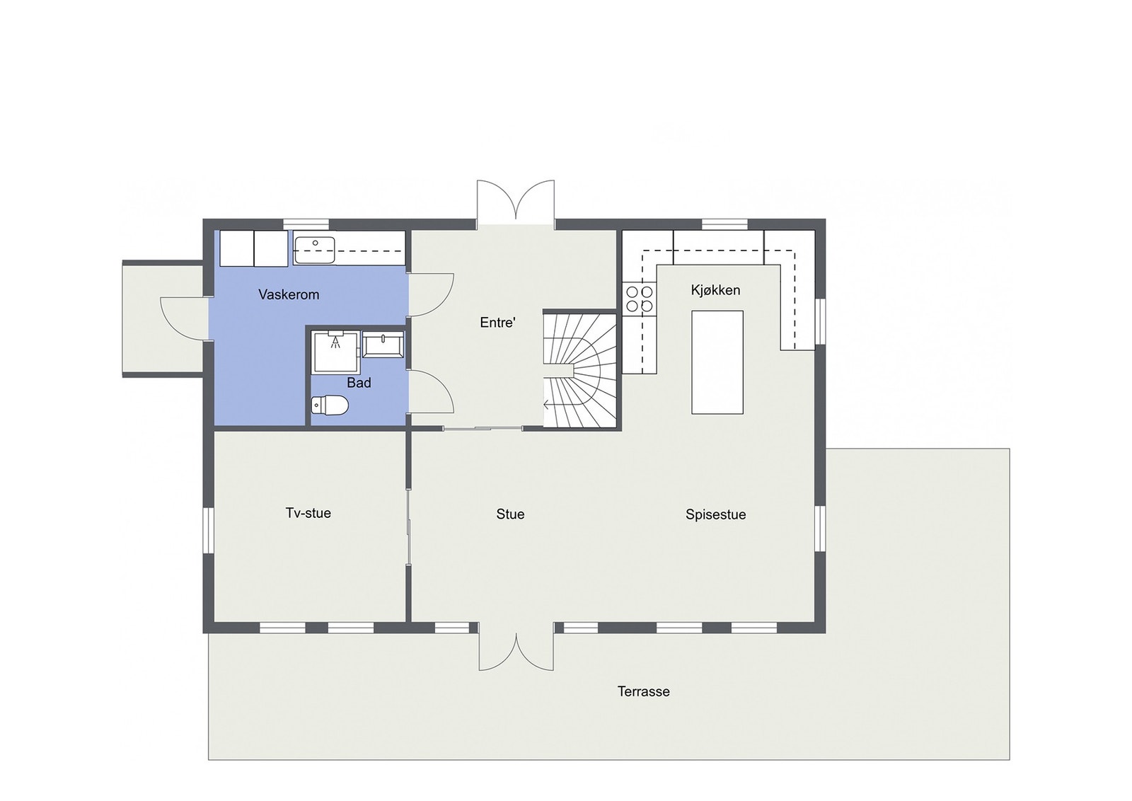 1. etasje Galleribilde