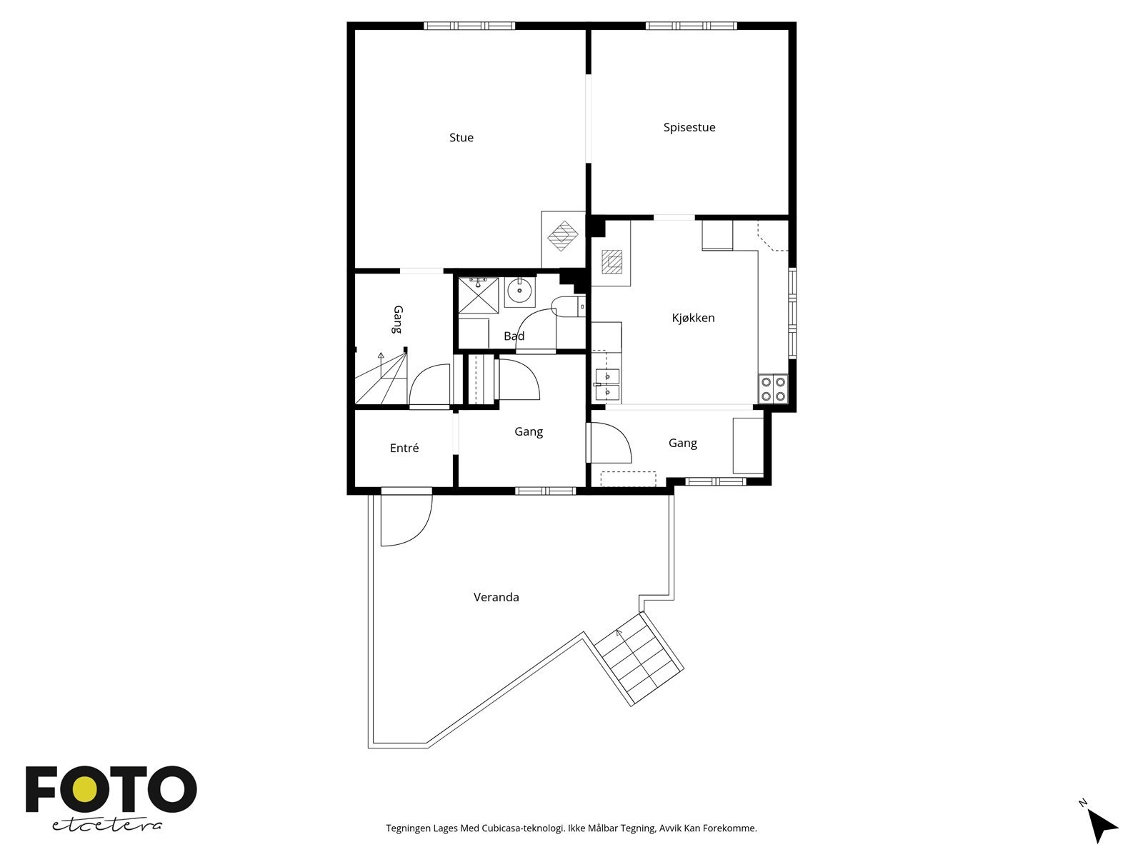 Kulåsgata 28 - 1. etasje. Veiledende planskisse - ikke målbar Galleribilde