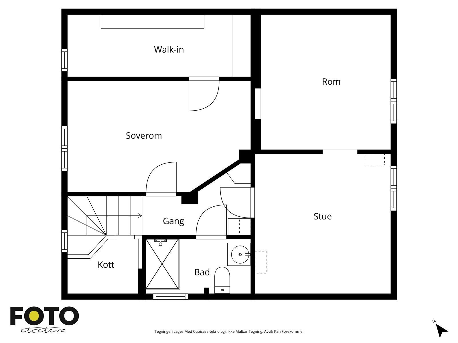 Kulåsgata 28 - 2. etasje. Veiledende planskisse - ikke målbar Galleribilde