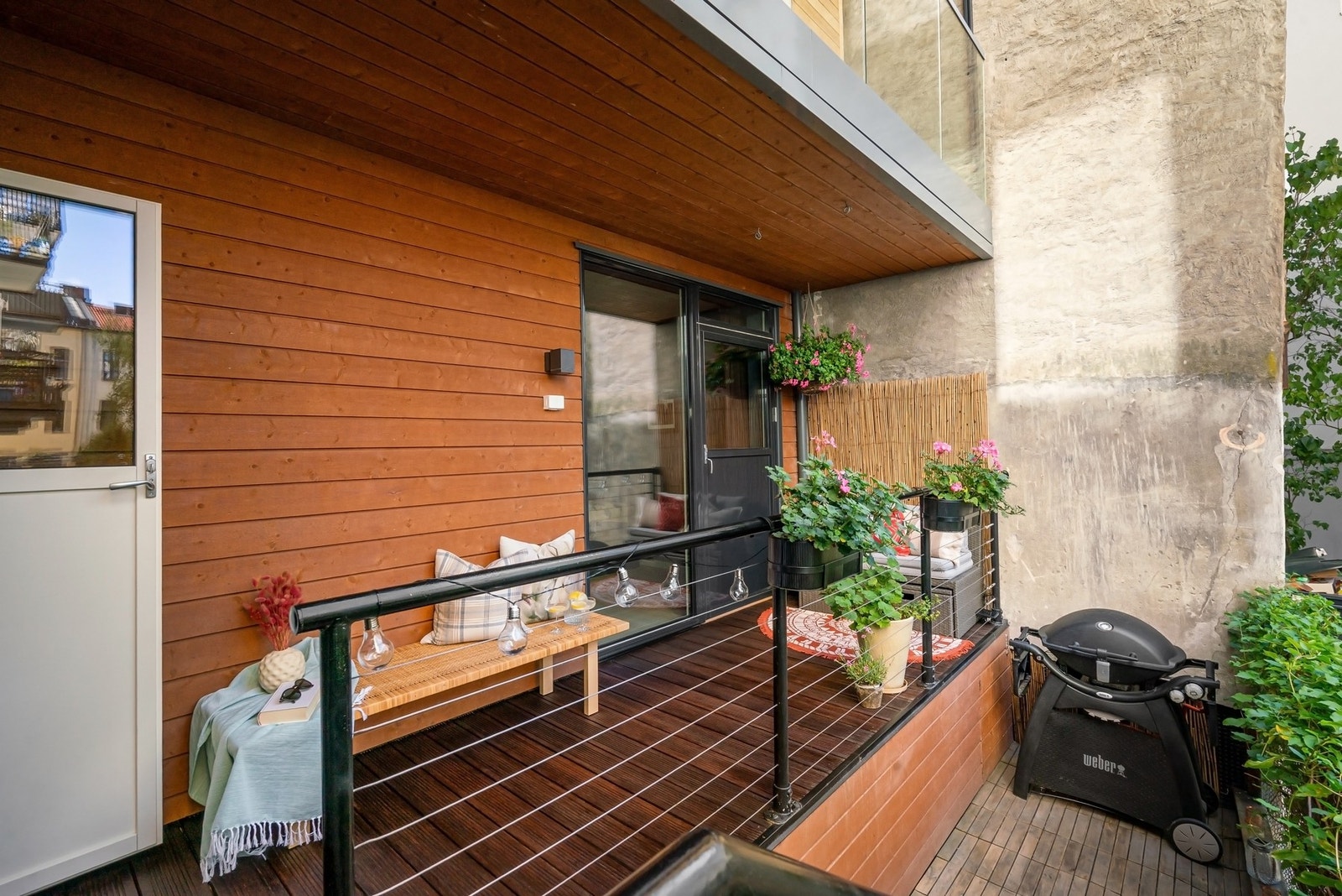 Her kan du sitte uansett vær med tak over hodet. Galleribilde