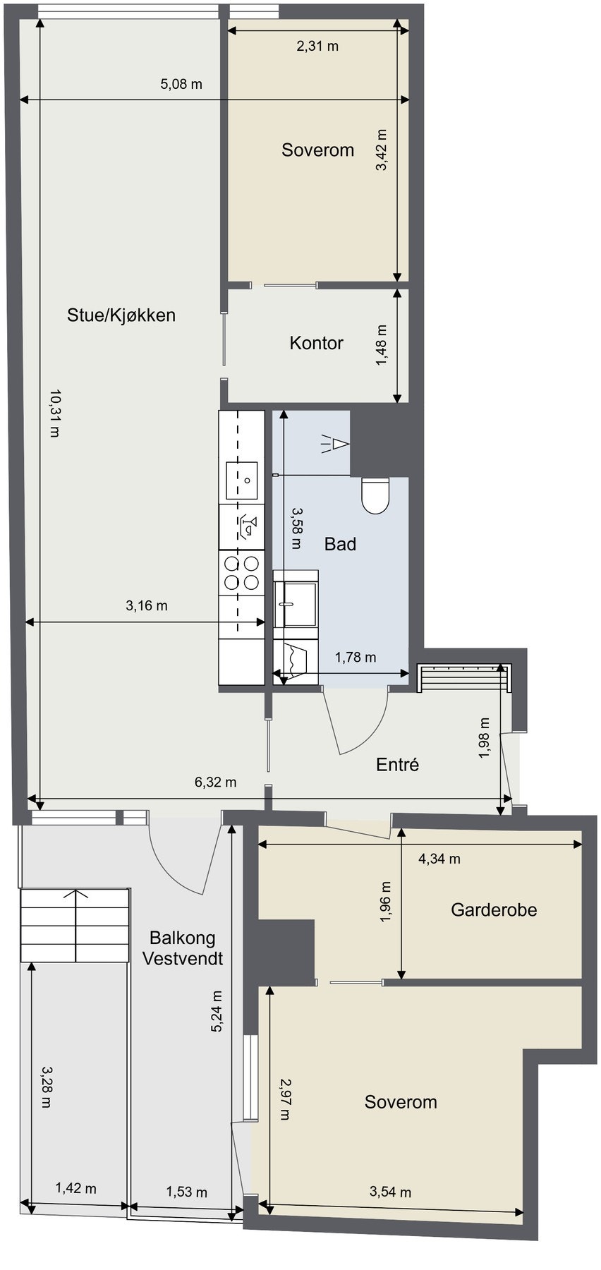 Plantegning. Galleribilde