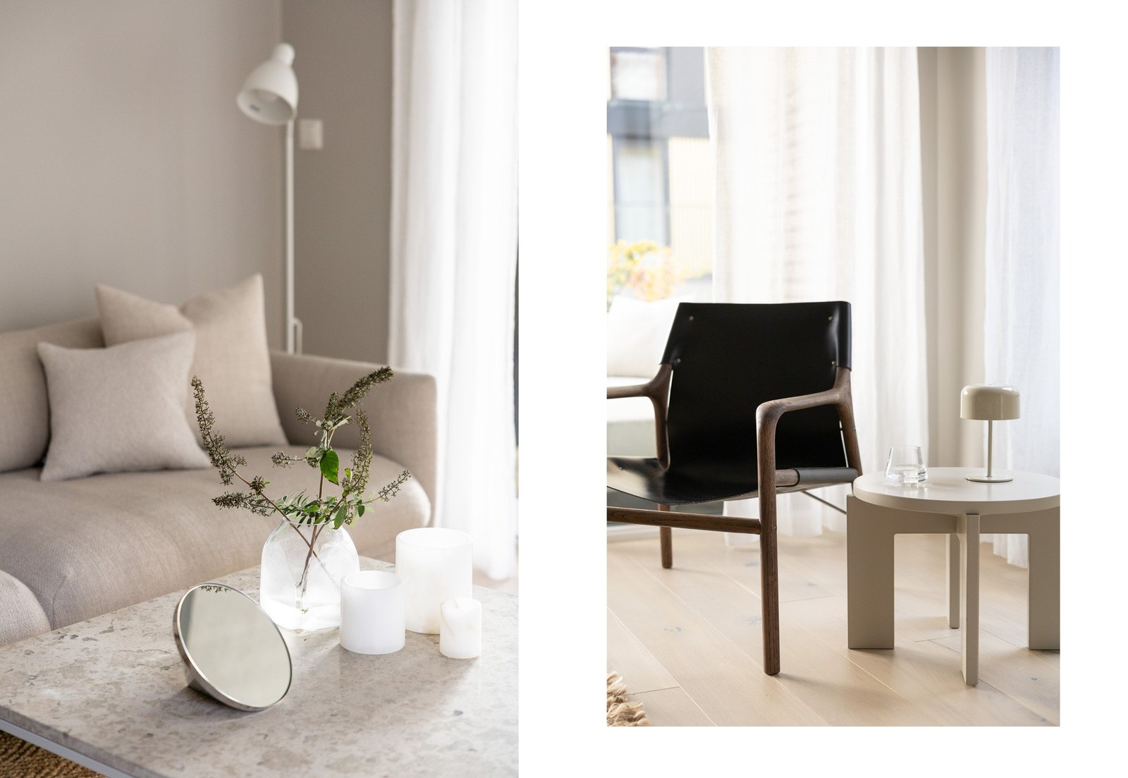 Overflatene er malt i en behagelig fargetone. Galleribilde