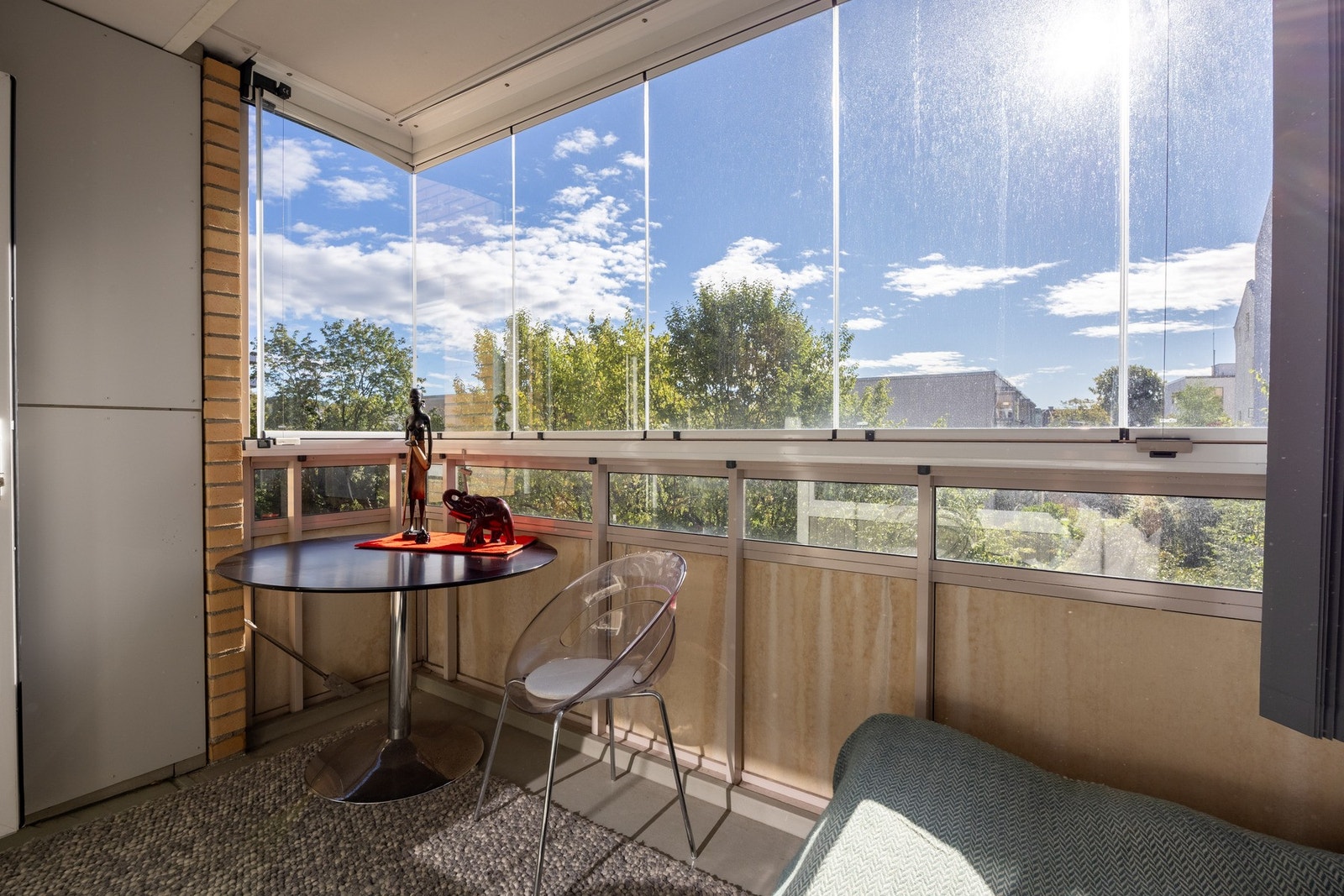 Siden den er innglasset vil man kunne benytte den året rundt. Galleribilde