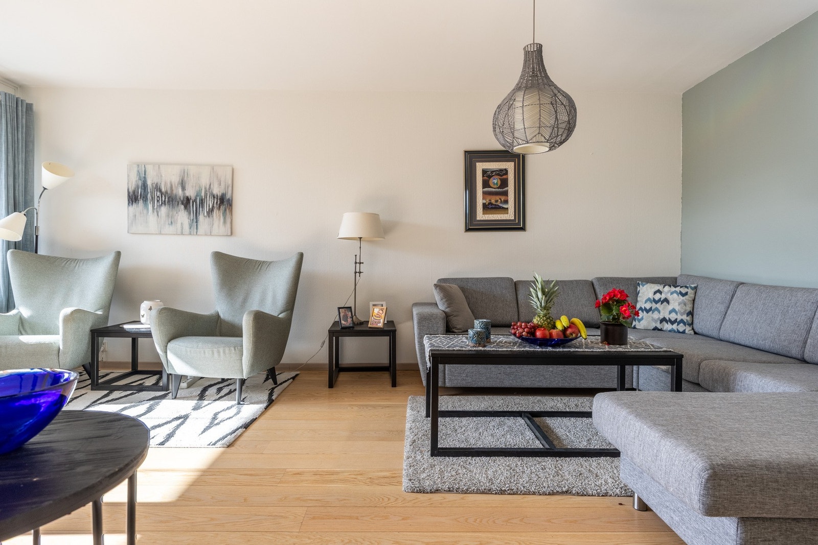 Leiligheten er lys og praktisk. Galleribilde