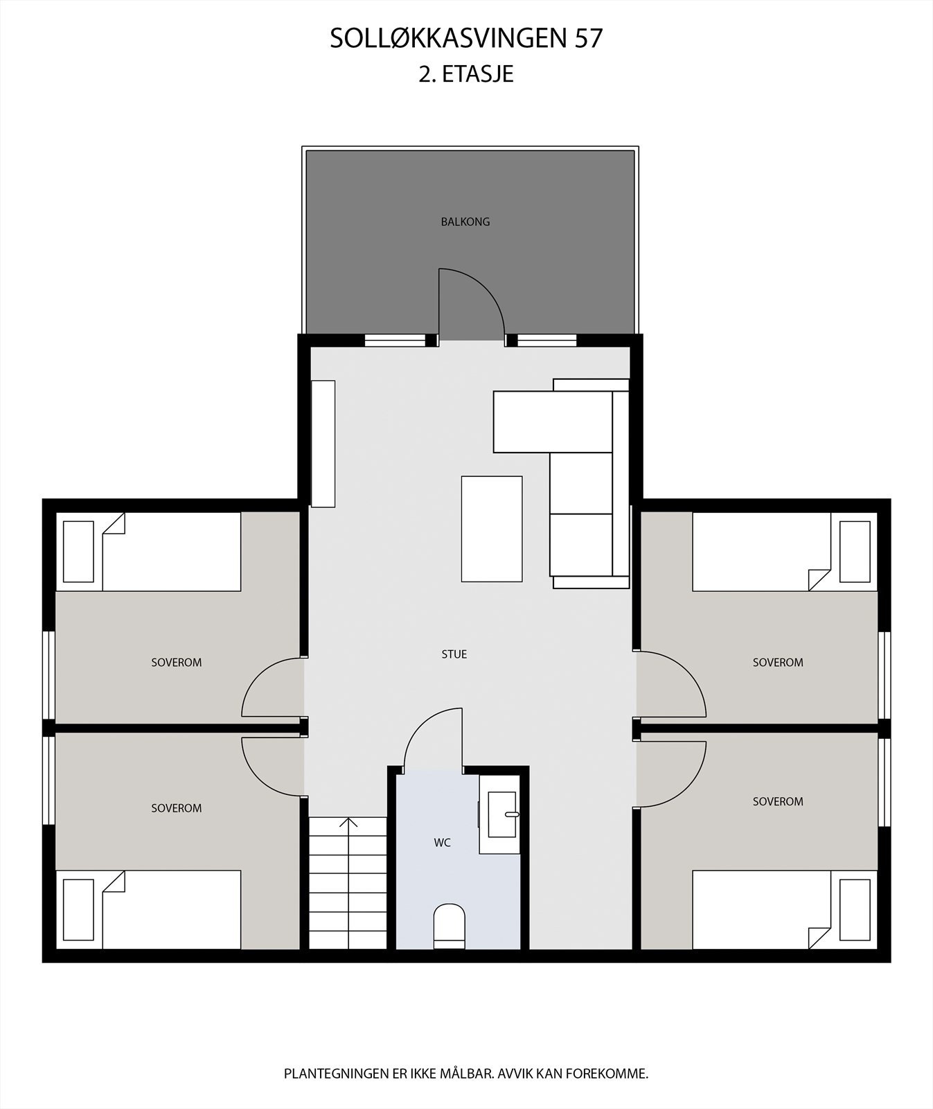 Plantegning 2ETG Galleribilde