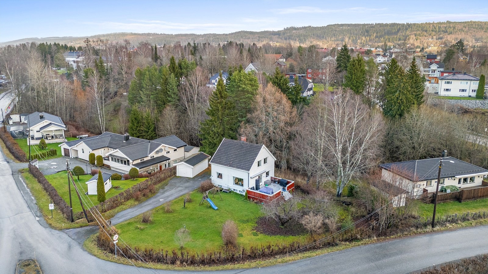 I Jon Sørensens veg 1 bor man i trygge omgivelser med gangavstand til det meste. Galleribilde