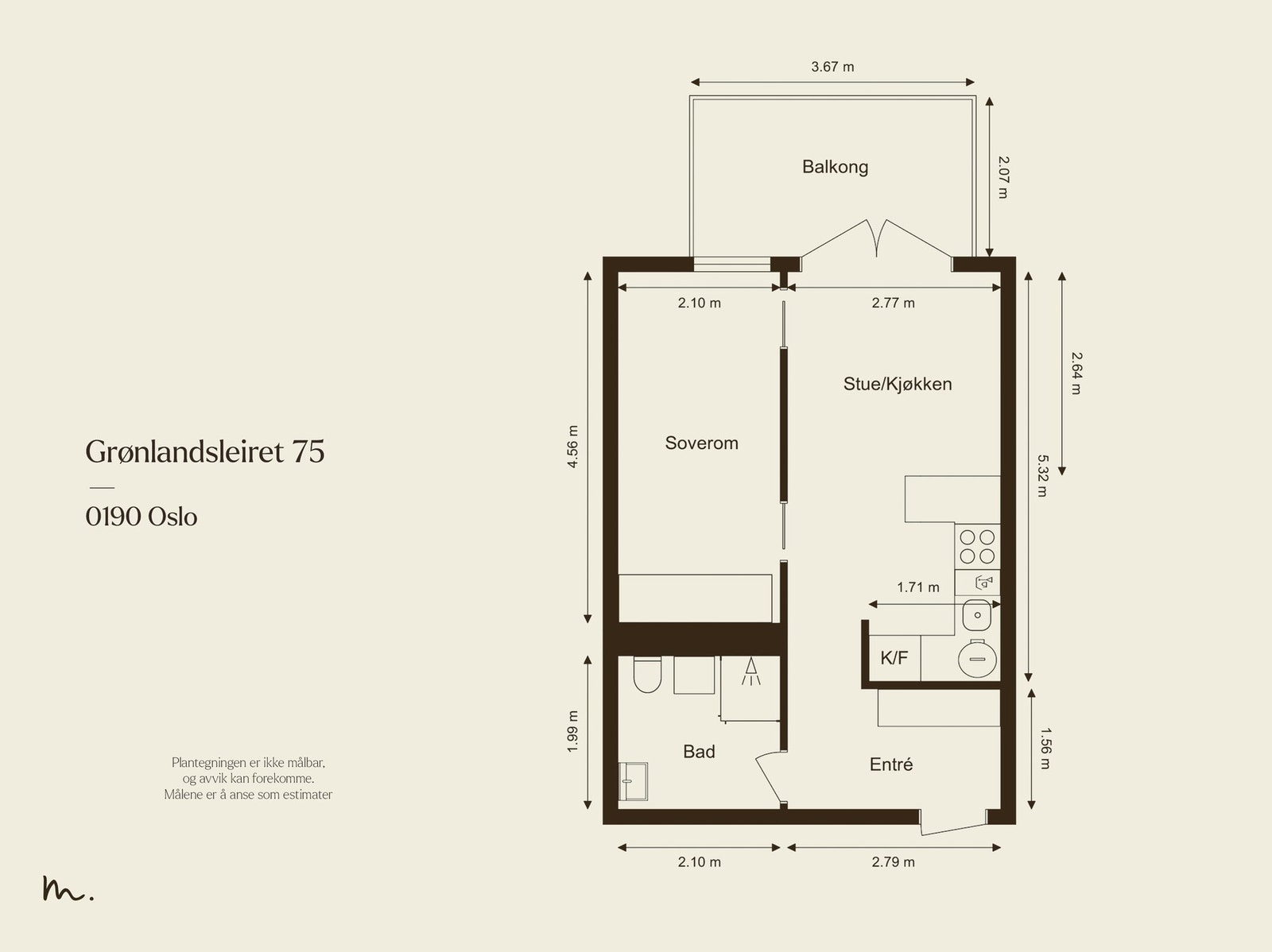 Moderne leilighet i 3. etasje (heis) med supersentral beliggenhet. Galleribilde