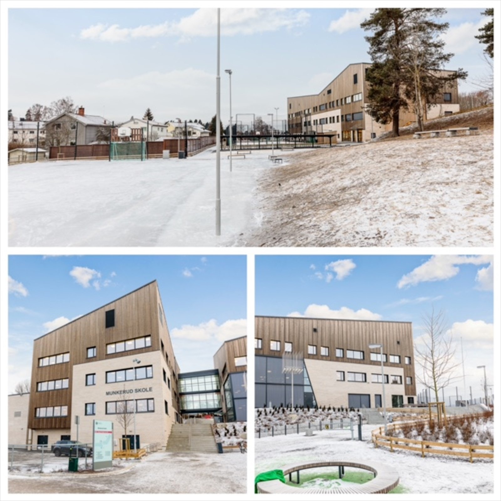 Kort vei til Munkerud skole. Galleribilde