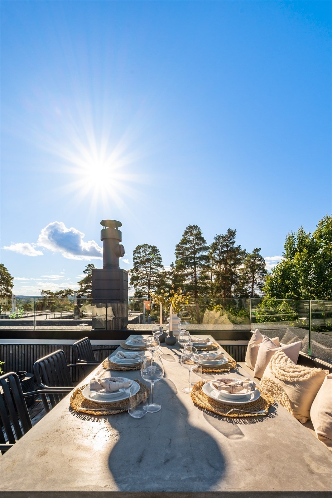 Her er det god plass til å nyte lange sommerdager med familie og venner. Galleribilde