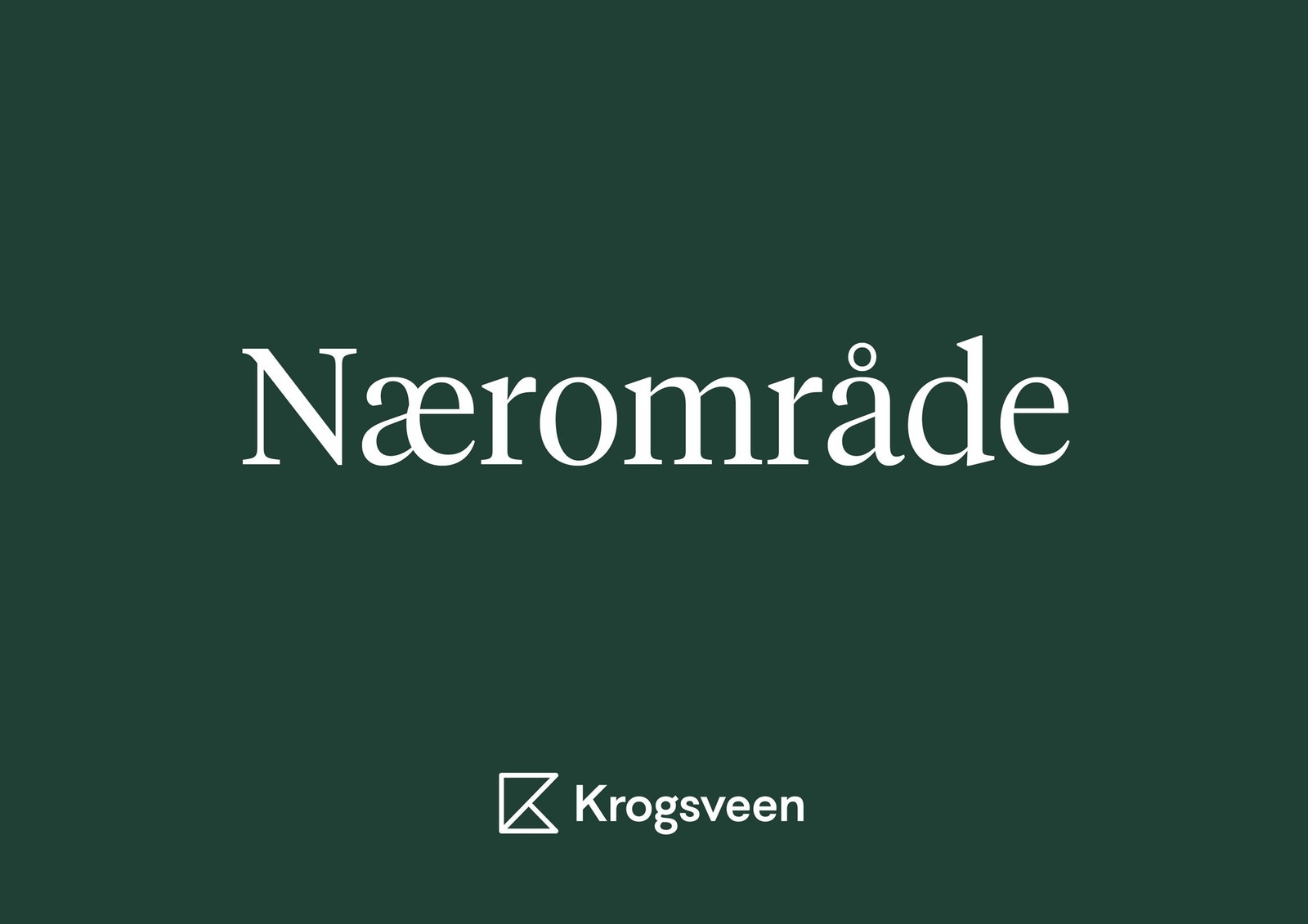 Velkommen til nærområdet. Galleribilde