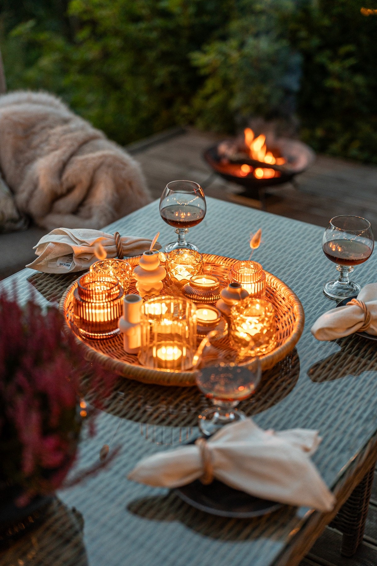 Detaljbilde kveldsstemning. Galleribilde