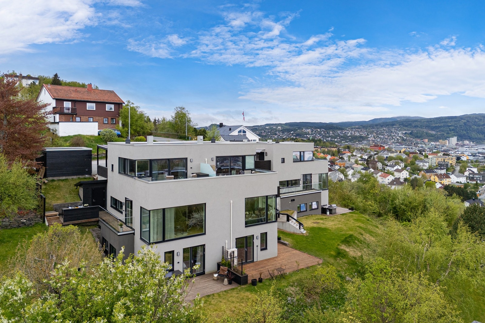 Dronefoto. Galleribilde