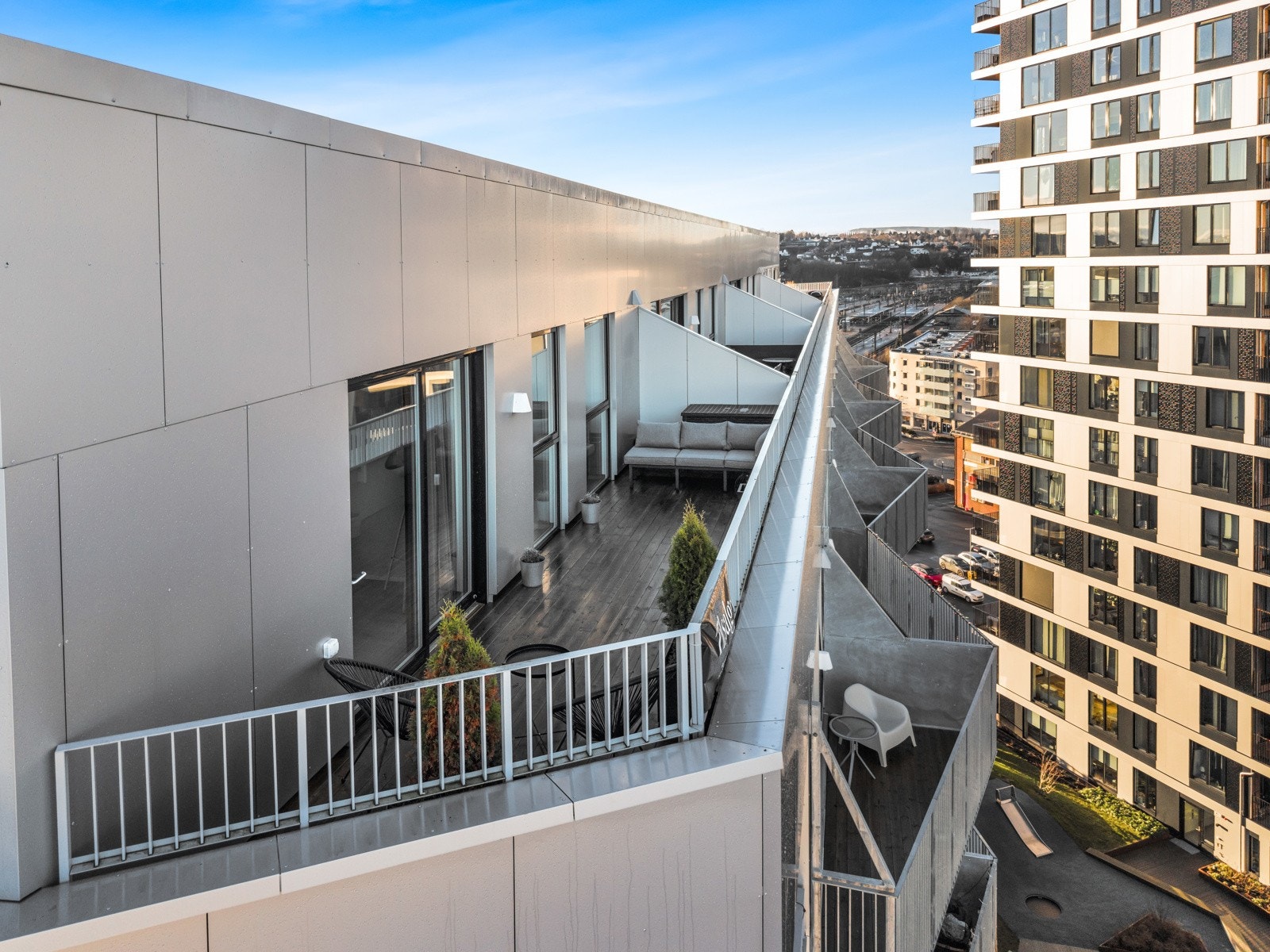 Den andre takterrassen er på ca. 24 kvm. Galleribilde