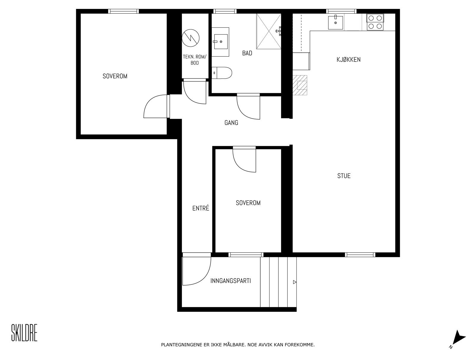 Plantegning Galleribilde