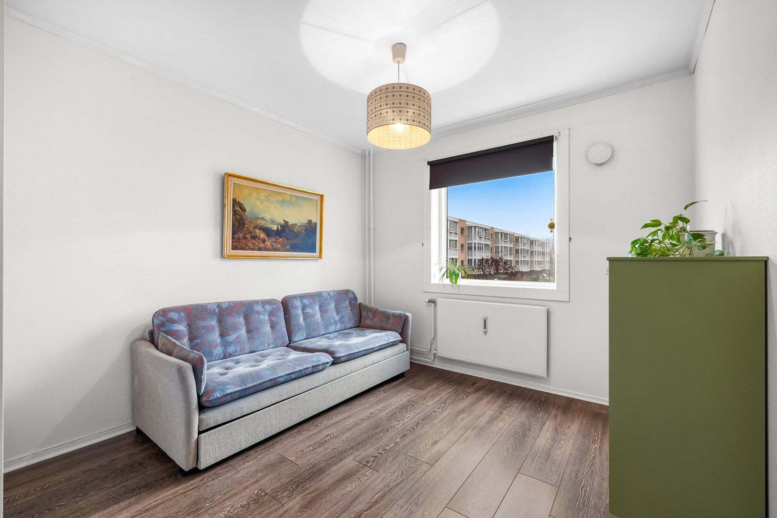 Det andre soverommet er fleksibelt og kan benyttes som barnerom, gjesterom eller kontor. Galleribilde