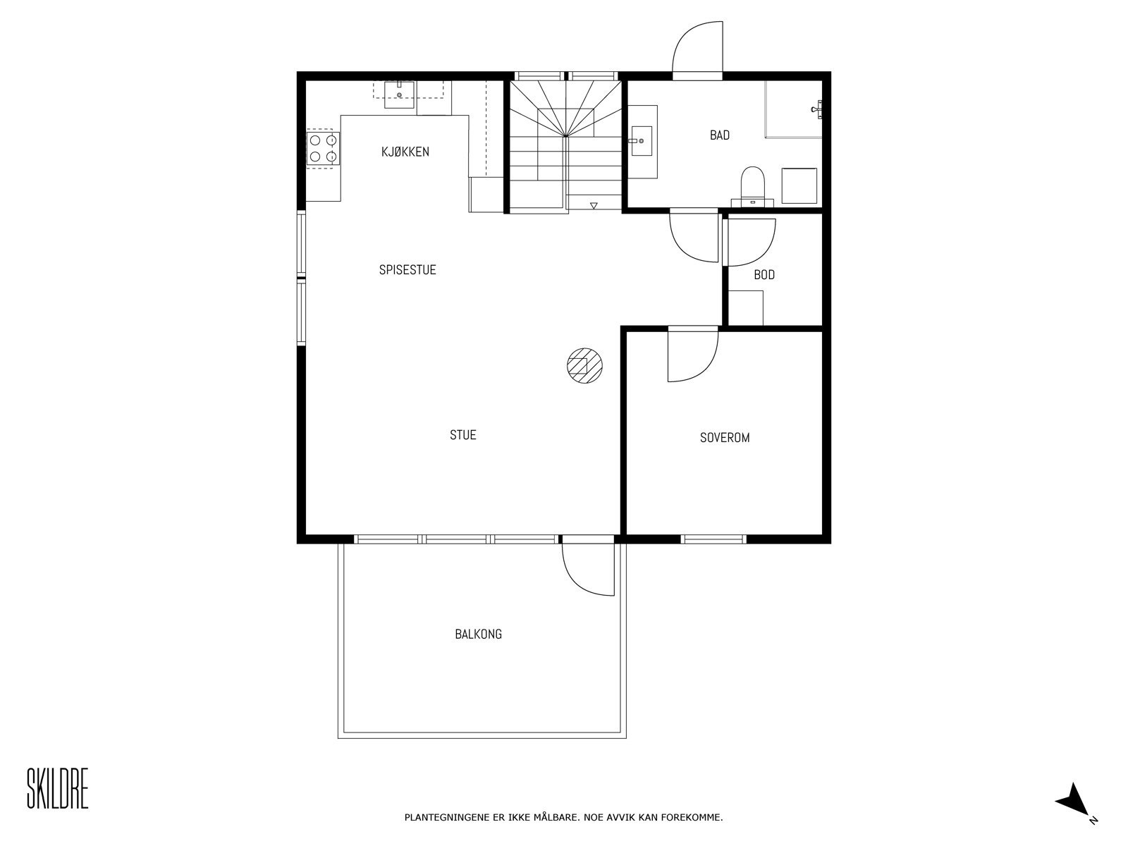 Plantegning 2.etasje Galleribilde