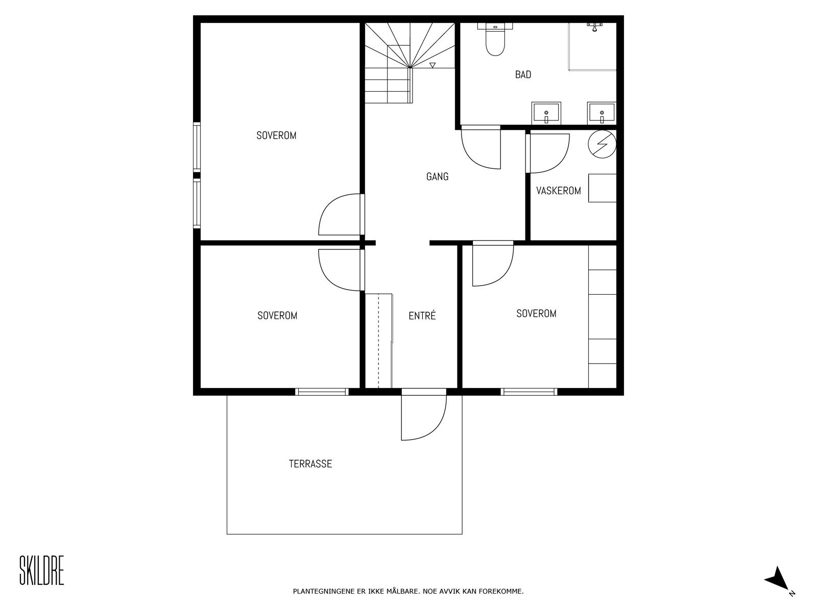 Plantegning 1.etasje Galleribilde