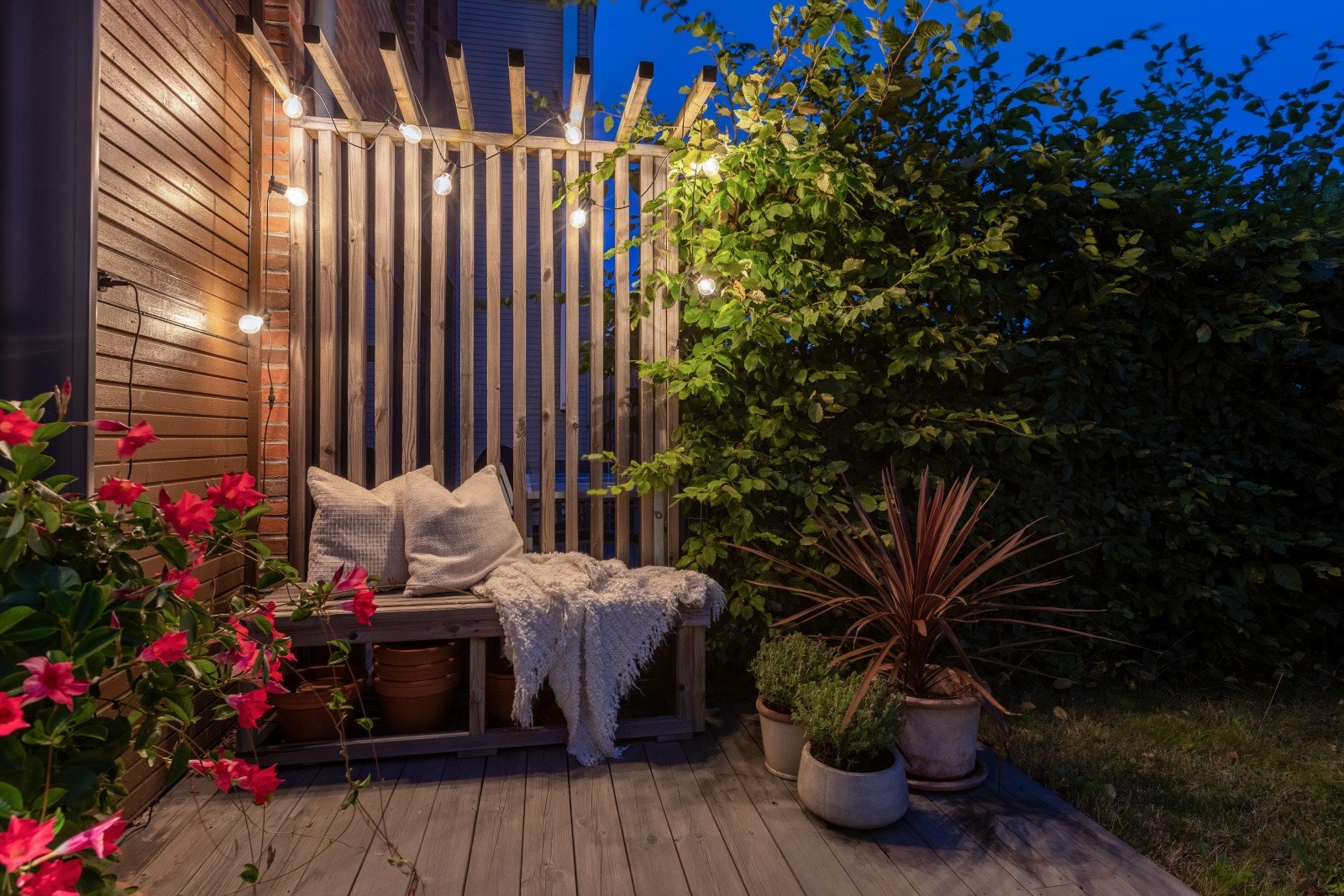 Terrassene tilbyr flere flotte soner. Galleribilde