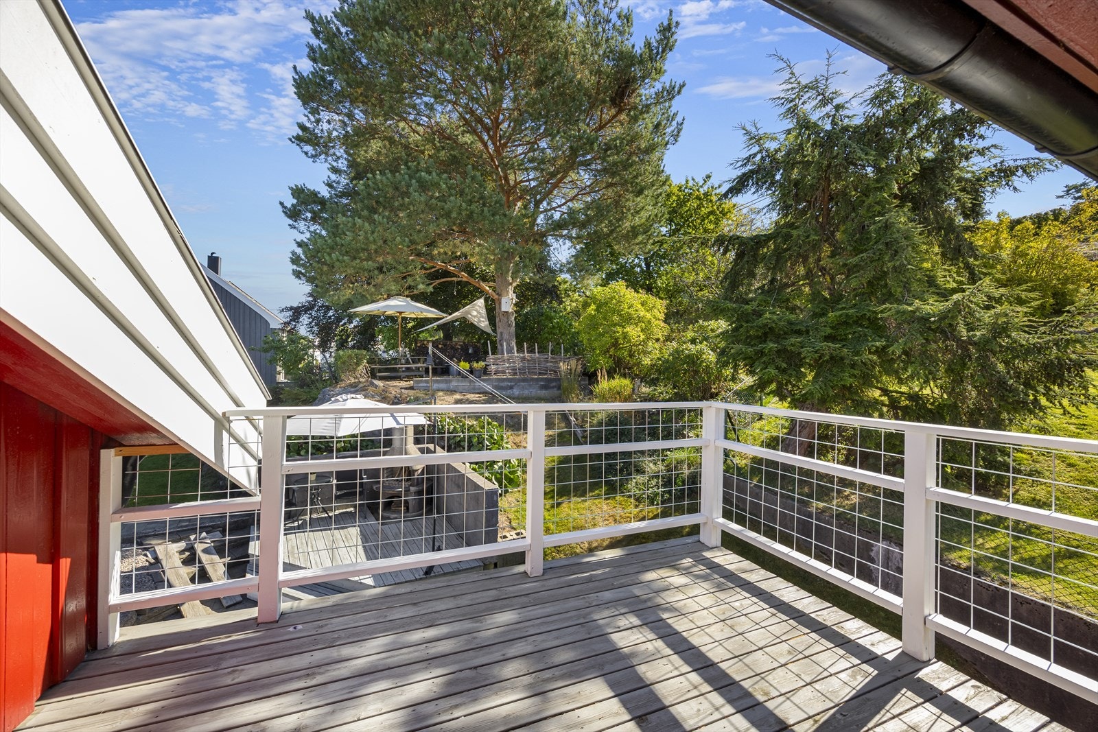 Veranda ut fra 2. etasje Galleribilde