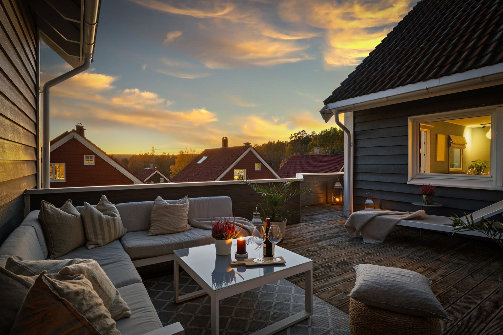 Et flott sted for sosiale sammenkomster utover sommerkveldene. Galleribilde