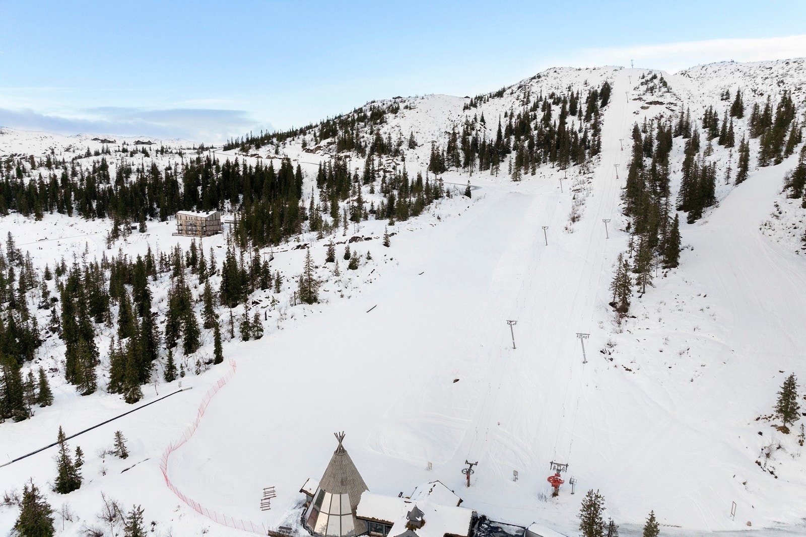 Ski-in/ski-out til alpinanlegget. Galleribilde