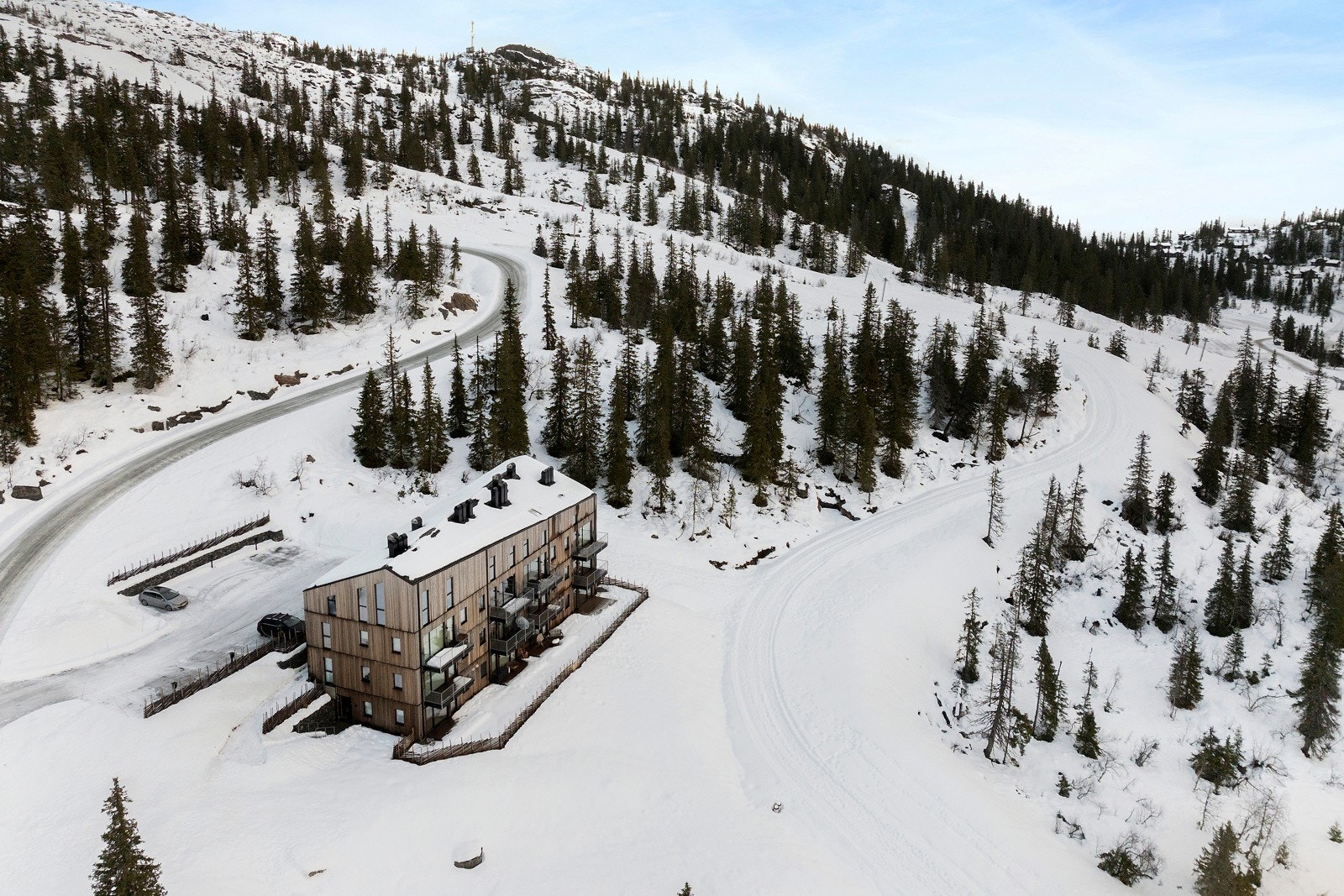 Ski-in/ski-out til alpinanlegget. Galleribilde