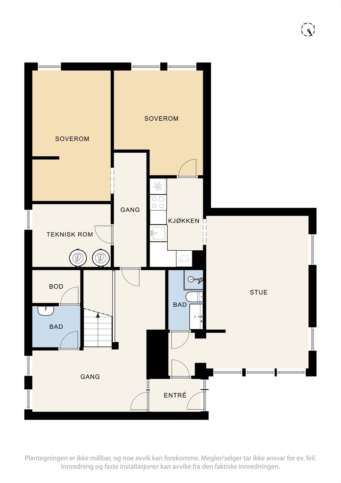 Plantegninger Underetasjen Galleribilde