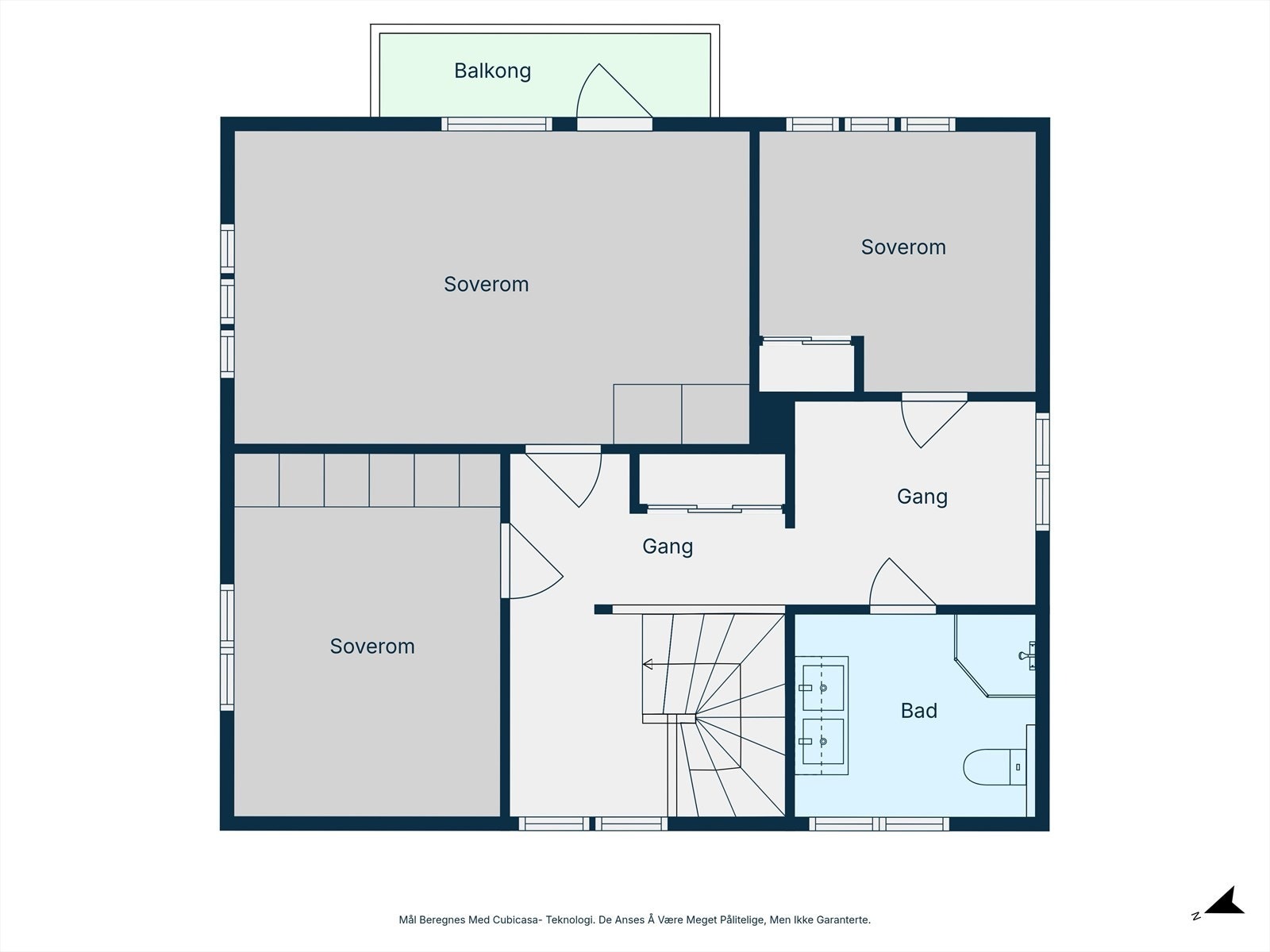 Plantegning - 2. etasje. Galleribilde