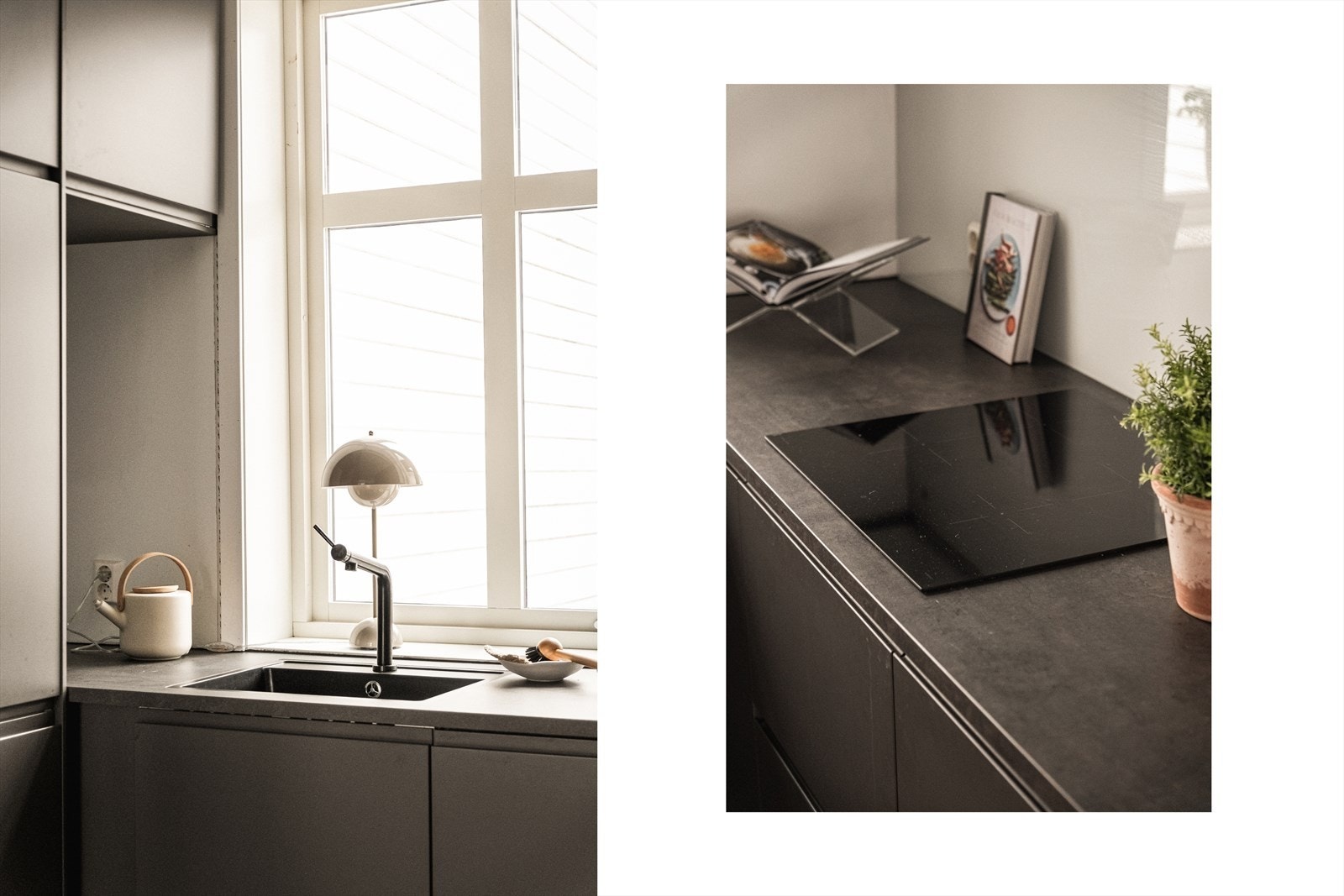 Det ble satt inn ny varmtvannstank under kjøkkenbenk i 2025. Galleribilde