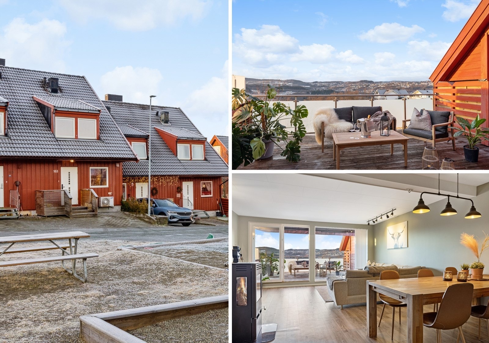 Velkommen til Nordslettvegen 183 - et pent og innholdsrikt rekkehus i Fossegrenda! Galleribilde