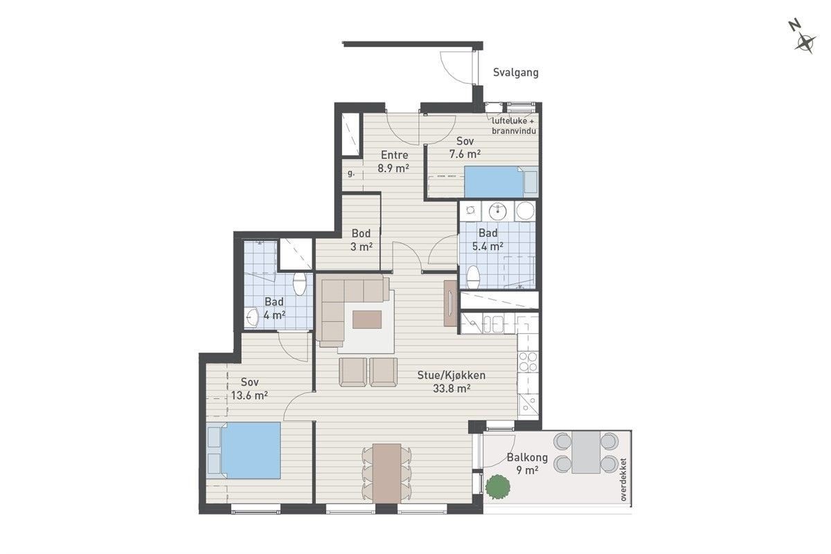 Plantegning. Galleribilde