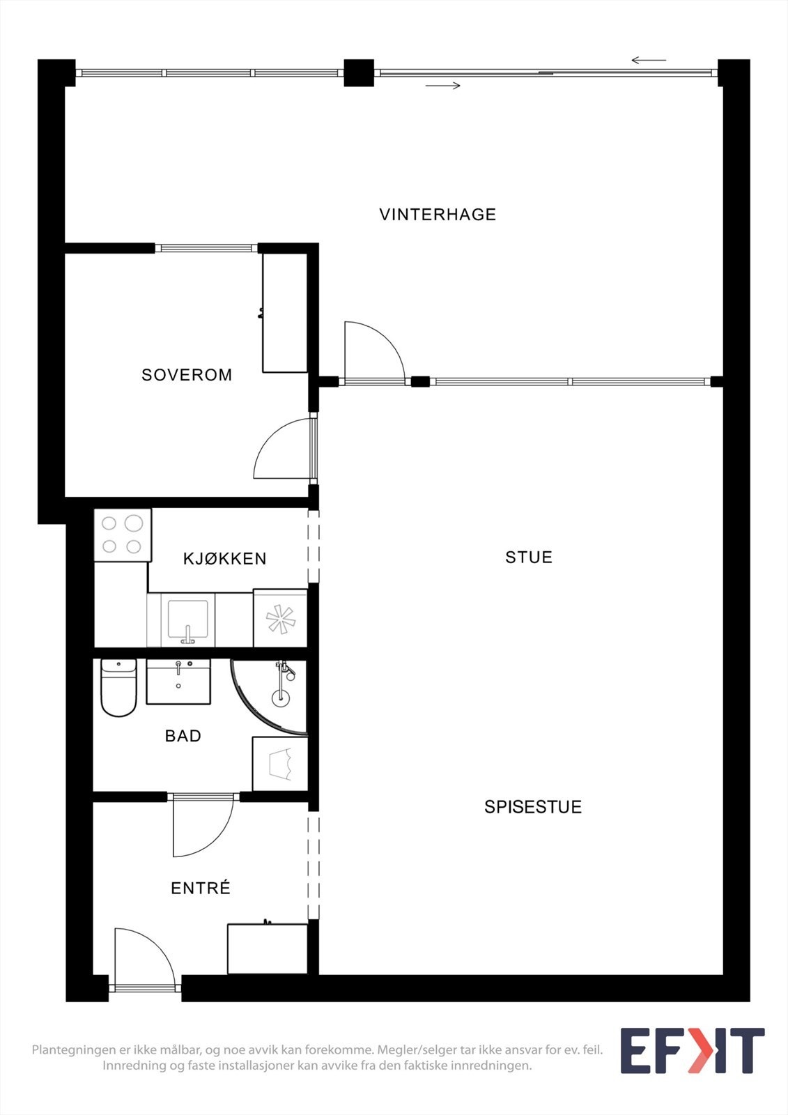 Plantegning Galleribilde
