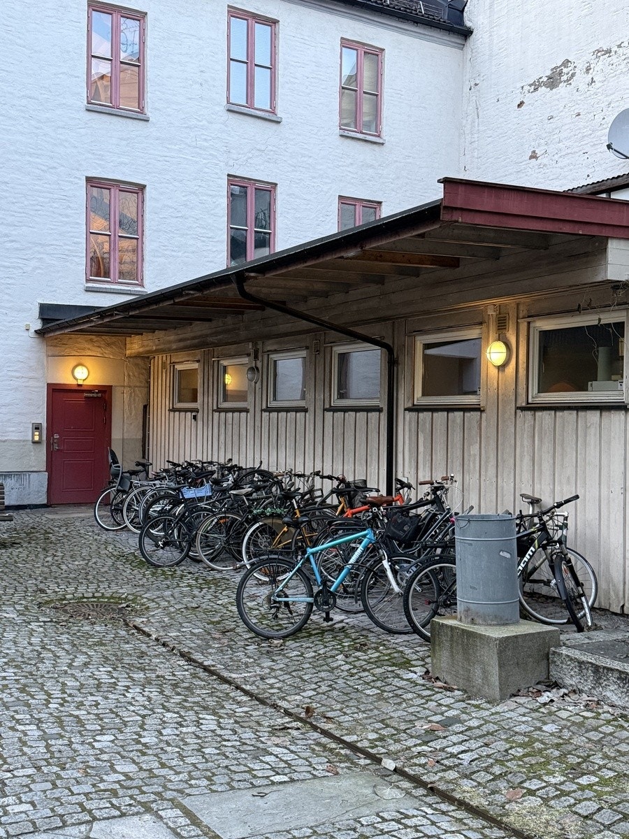 Bakgård Galleribilde