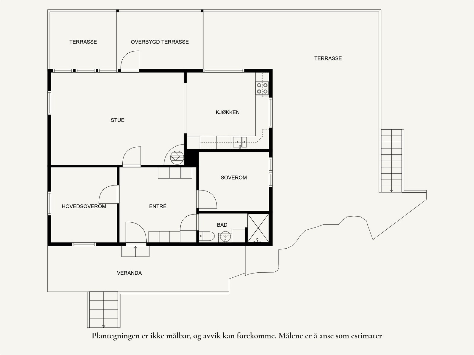 Plantegning - 1.etg Galleribilde