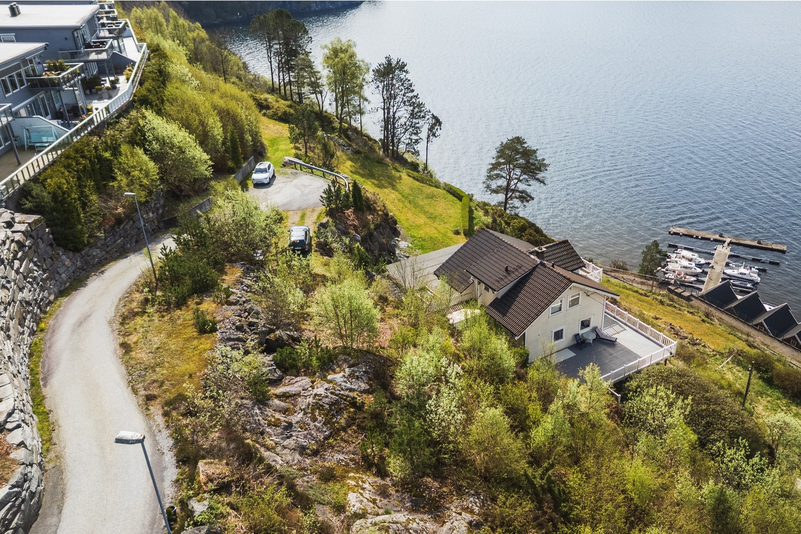 Eiendommen har en meget fredelig beliggenhet. Galleribilde