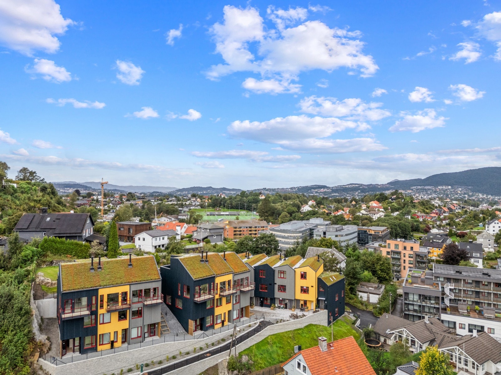 Her bor man sentralt og barnevennlig til på Nesttun. Galleribilde