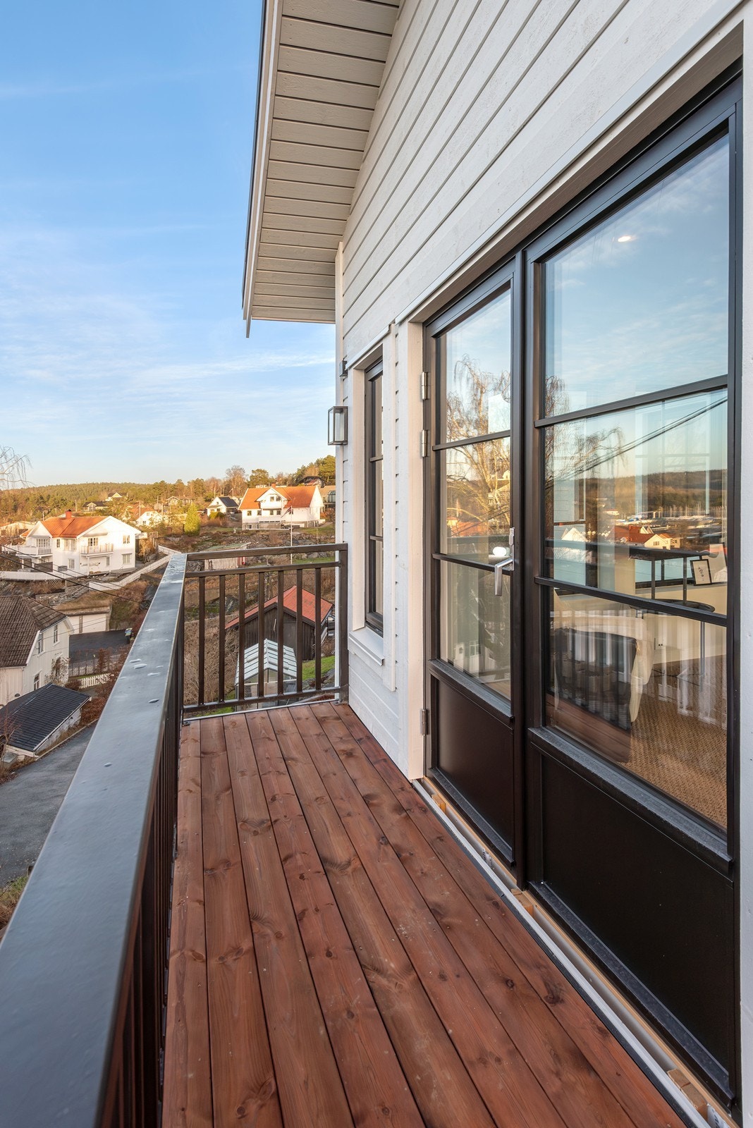 Balkongen er perfekt for et kafésett eller lufting. Galleribilde