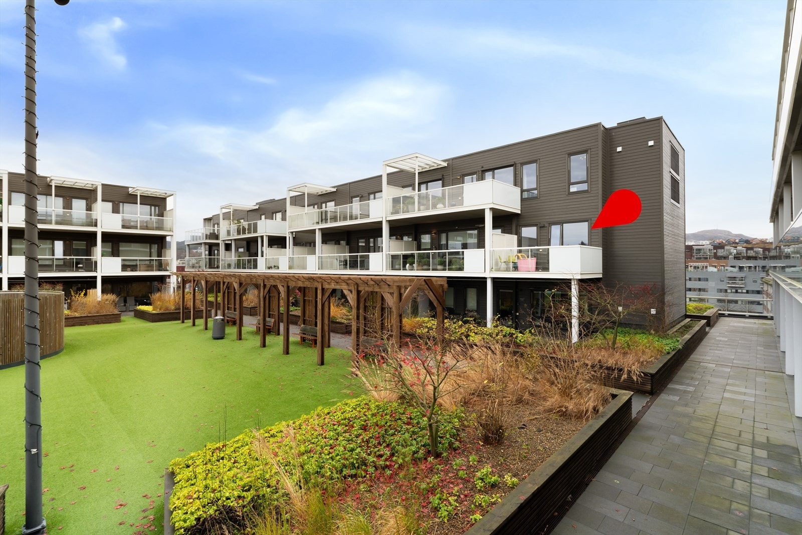 En lys og kjekk endeleilighet med attraktiv beliggenhet midt i Sandnes sentrum. Galleribilde