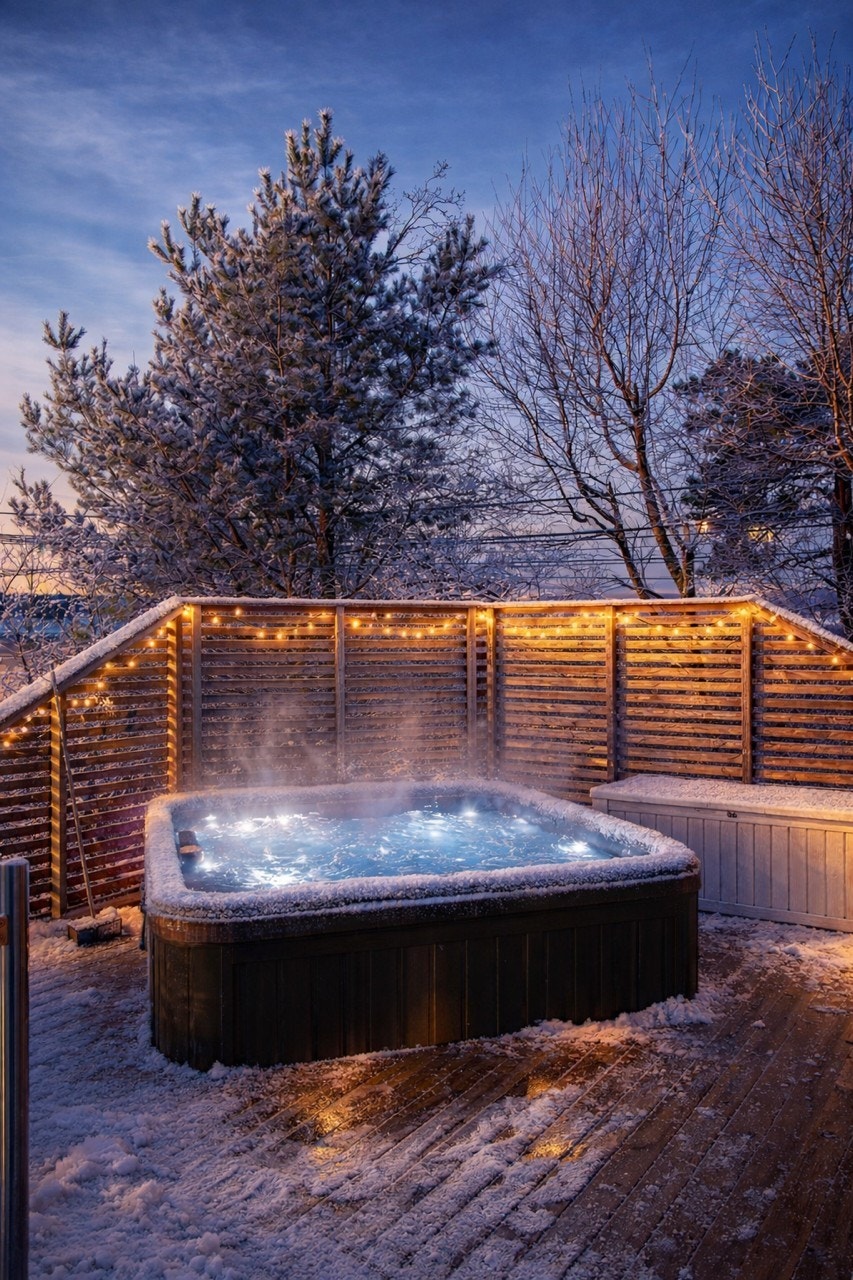 Villaeiendom tilrettelagt for både innvendig og utvendig hygge - Bilde er AI generert Galleribilde