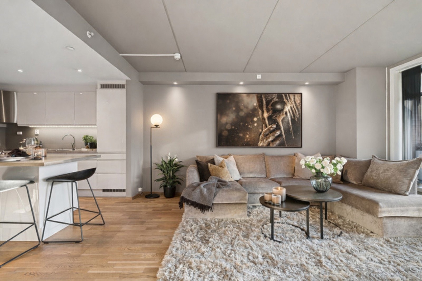 Stue - Bildet er digitalt stylet. Galleribilde