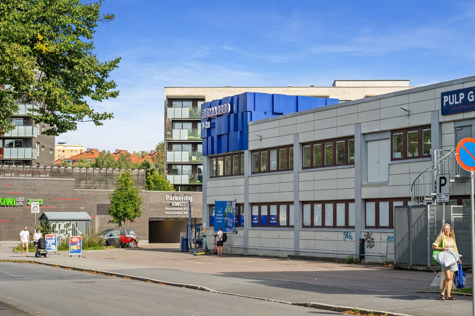 Det er også "tøffelavstand" til Rema 1000 og Kiwi. Galleribilde