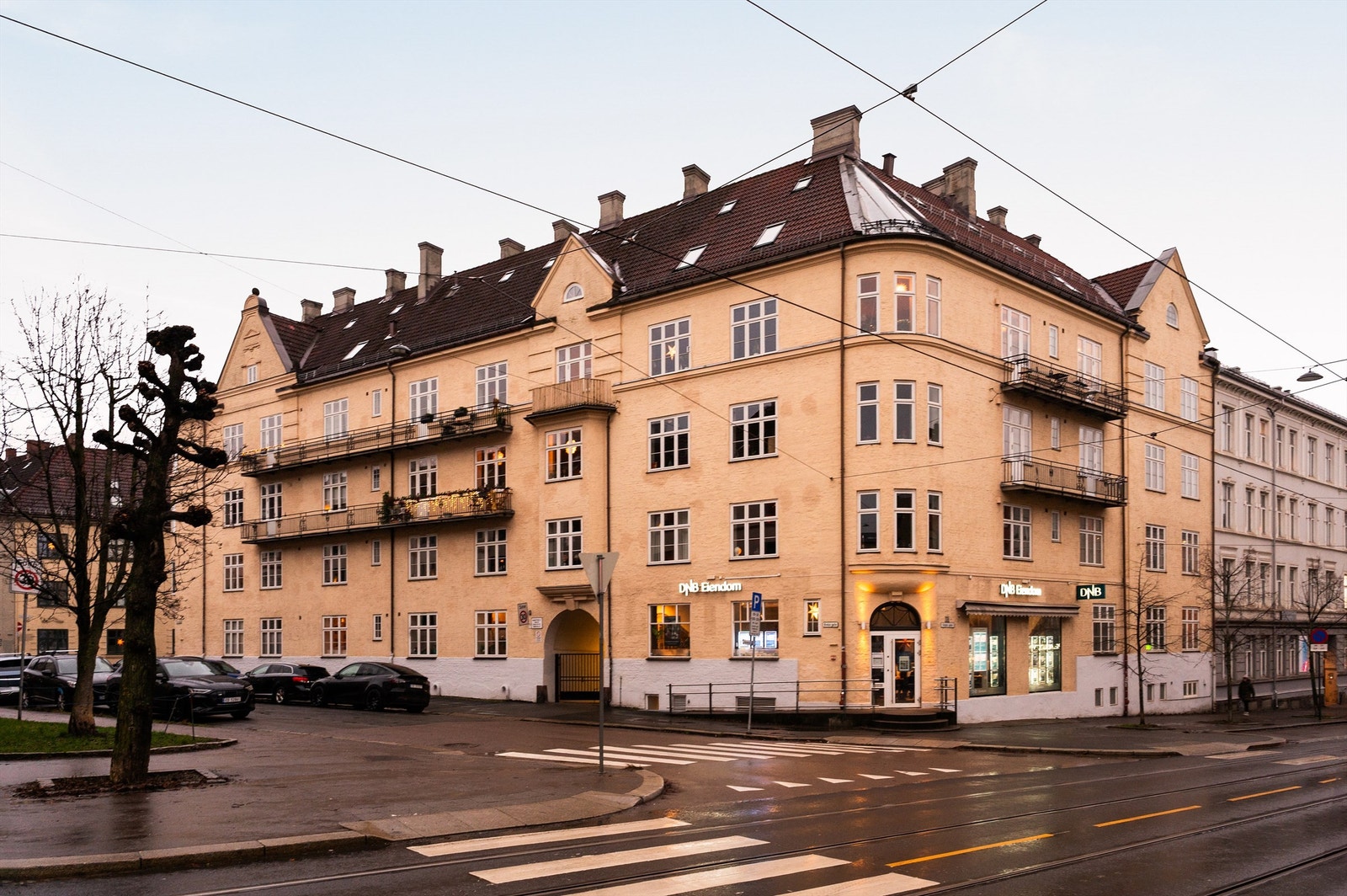 Fasaden sett fra Vogts gate Galleribilde
