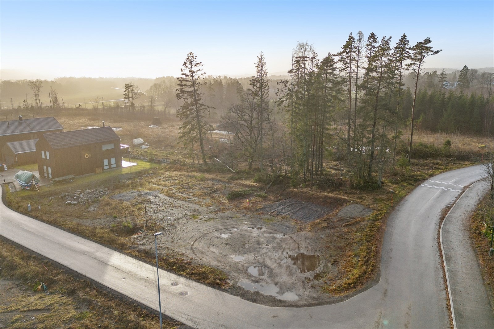 Flat og fin tomt, i nyetablert boligområde Galleribilde