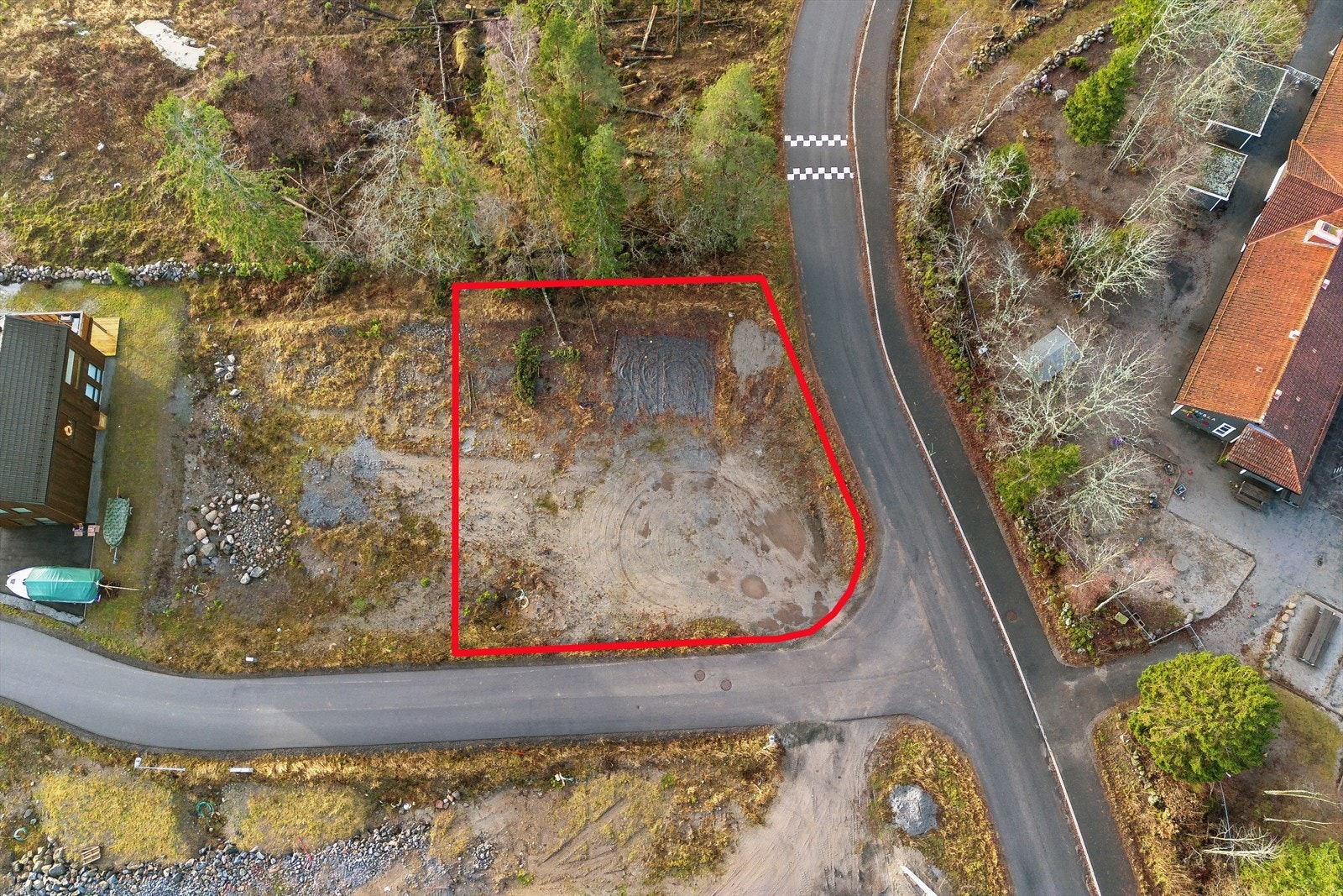 Flott og romslig hjørnetomt Galleribilde