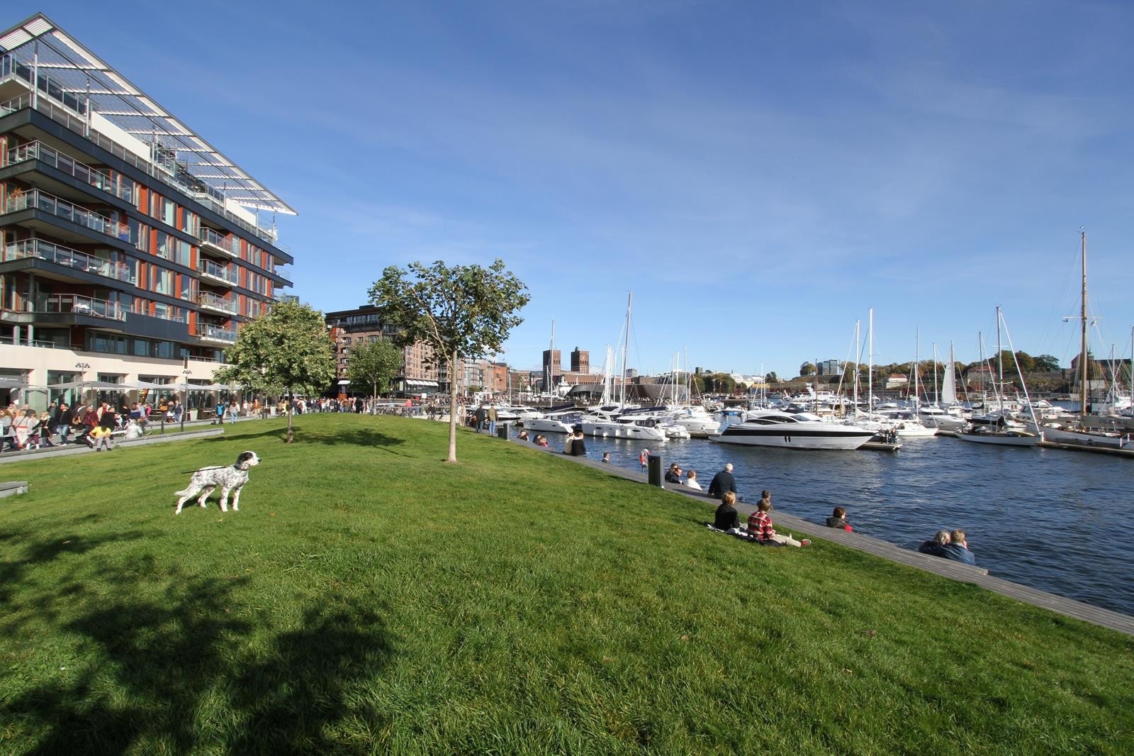 Gangavstand til Tjuvholmen og Aker Brygge. Galleribilde