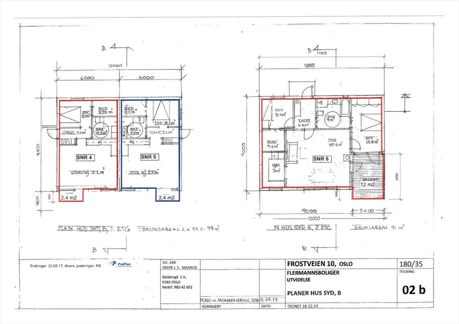 Seksjoneringsbegjæring. Galleribilde