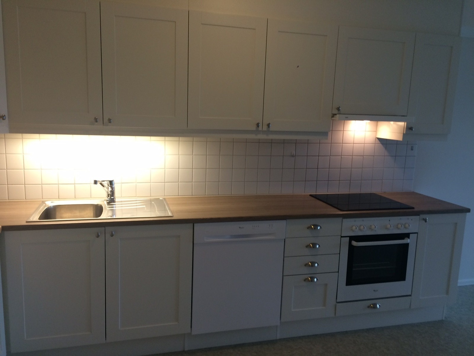 Kjøkken inkluderer hvitevarer Galleribilde